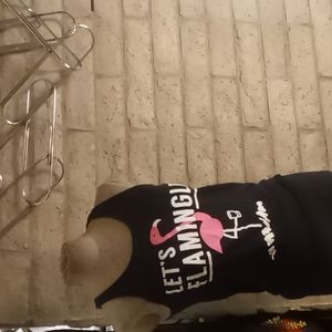 Lets flamingle black sz SM tank 28